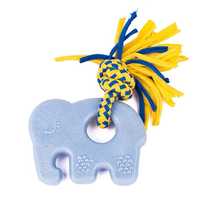 Zippy Paws ZippyTuff Teetherz Dog Toy for Puppies - Elliot the Elephant