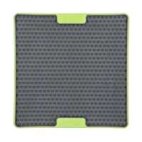 LickiMat Soother Tuff Slow Food Mat Dog Bowl - Green