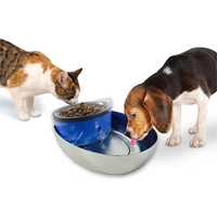 Pioneer Pet Water Food Bowl & Cat and Dog Drinking Fountain 1.18 Litres