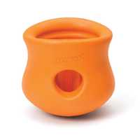 West Paw Toppl Treat Dispensing Dog Toy & Bowl - Large - Orange