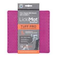 LickiMat Soother PRO Tuff Slow Food Licking Mat for Dogs - Pink