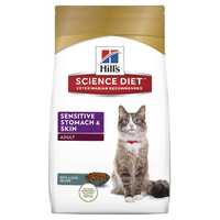 Hills Science Diet Adult Sensitive Stomach & Skin Dry Cat Food 3.17kg