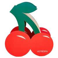 Vetreska Fruity Cardboard Cat Scratcher Post - Cherry