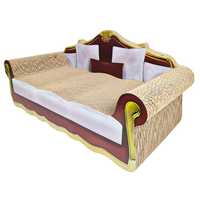 Zodiac Cardboard Cat Scratcher & Lounger - Red Sofa