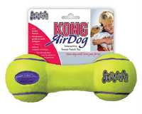 3 x KONG AirDog Squeaker Dumbbell Fetch Dog Toy - Small