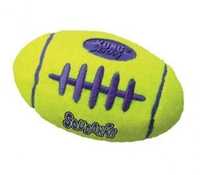 3 x KONG AirDog Squeaker Football Non-Abrasive Fetch Dog Toy - Small