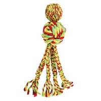 3 x KONG Wubba Weaves Tug Rope Toy for Dogs in Assorted Colours - Large