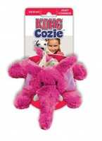 3 x KONG Cozie - Low Stuffing Snuggle Dog Toy - Elmer Elephant - Medium