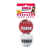 3 x  KONG Signature Sport Balls Fetch Dog Toys - 2 pack of Large Balls