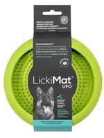 Lickimat UFO Slow Food Anti-Anxiety Licking Dog Bowl - Green