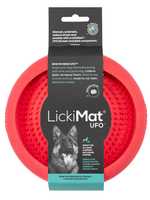 Lickimat UFO Slow Food Anti-Anxiety Licking Dog Bowl - Pink