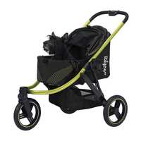 Ibiyaya The Beast Pet Jogger Stroller for dogs up to 25kg - Jet Black