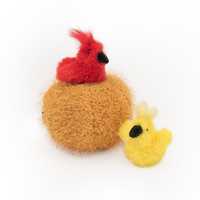 Zippy Paws ZippyClaws Burrow Cat Toy - Birds in Nest