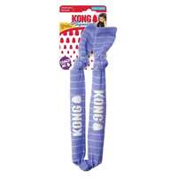 3 x KONG Signature Double Crunch Rope Tug & Fetch Puppy Dog Toy - Med/Lge