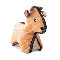 Zippy Paws Holiday Grunterz Plush Z-Stitch Dog Toy - Reindeer