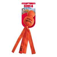 KONG Wet Water Wubba Floating Tug Dog Toy - Bulk Pack of 3 Large