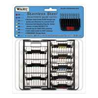 Wahl Stainless Steel Guide Combs - 8 Pack with Storage Box