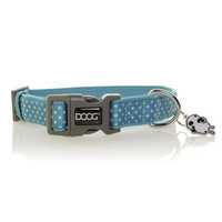 Doog Neoprene Clip Dog Collar - Snoopy - Blue & White Spots [Size: X-Small]