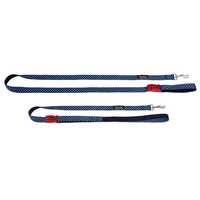 Doog Neoprene Antibacterial Dog Lead - Stella - Navy with White Spots [Size: Small]