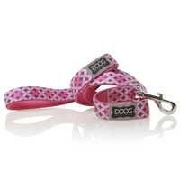 Doog Neoprene Dog Lead - Toto - Geometric Pink & Navy [Size: Small]