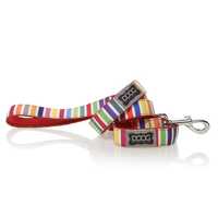 Doog Neoprene Dog Lead - Scooby - Candy Stripes [Size: Small]