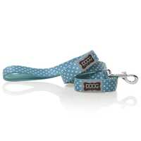 Doog Neoprene Dog Lead - Snoopy - Blue & White Spots [Size: Small]