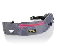 DOOG Hands-Free Dog Walkie Belt in Grey/Neon Pink - New Design & Size!