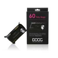 DOOG Dog Poo Pick Up Refill Tidy Bags with Handles - 3 Packs of 20 Bags