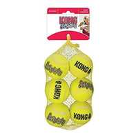 KONG AirDog Squeaker Balls Non-Abrasive Dog Toys - Medium