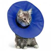 KONG EZ Soft Elizabethan Medical Collar for Cats & Small Dogs [Size: Small]