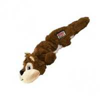 KONG Scrunch Knots No Stuffing Dog Toy Squirrel - Large