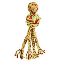 KONG Wubba Weaves Tug Rope Toy for Dogs in Assorted Colours - Small