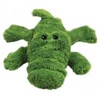 KONG Cozie - Low Stuffing Snuggle Dog Toy - Ali the Alligator - Medium