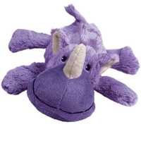 KONG Cozie - Low Stuffing Snuggle Dog Toy - Rosie the Rhino - Small