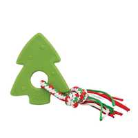 Zippy Paws ZippyTuff Teetherz Dog Toy for Puppies - Christmas Tree