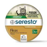 Seresto Flea Collar for Cats and Kittens - Lasts up to 8 Months