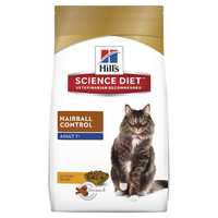 Hills Science Diet Adult 7+ Hairball Control Dry Cat Food 4kg