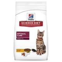 Hills Science Diet Adult Optimal Care Dry Cat Food 10kg