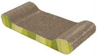 Catit Cardboard Cat Scratch Lounger "Jungle Stripe"