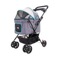 Ibiyaya Easy Stroller Pet Buggy in Grey & Blue