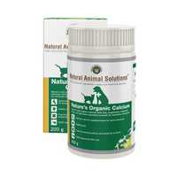 Natural Animal Solutions Nature's Organic Calcium Supplement for Cats & Dogs 200g