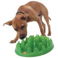 Northmate Green Mini Interactive Slow Food Dog Bowl