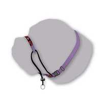 Black Dog Training Head Halter with Chin Clip - Large - Purple