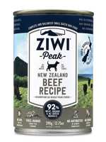 Ziwi Peak Moist Grain Free Dog Food - Free Range Beef - 390g x 12 Cans