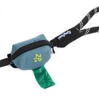 Zippy Paws Adventure Leash Dog Poop Bag Dispenser + BONUS Roll - Teal