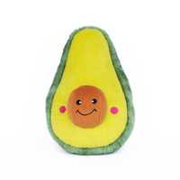 Zippy Paws NomNomz Squeaker Dog Toy - Jumbo Avocado