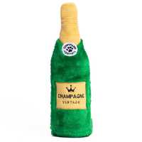 Zippy Paws Happy Hour Crusherz with Replaceable Squeaker Bottle Dog Toy - Champagne