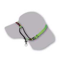 Black Dog Training Head Halter with Chin Clip - Large - Green