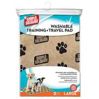 Simple Solution Washable Reusable Leak-Proof Training & Travel Wee Pad - 2 Pads