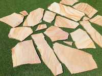 Sunrise Gold Sandstone features a mix of pale brown, light grey, soft pink, and yellow, giving your...